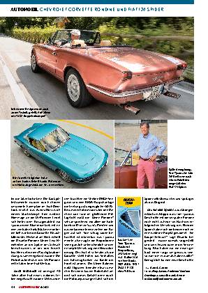 Chevrolet Corvette Rondine und Fiat 124 Spider