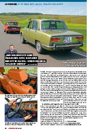 Alfa 2000 Berlina vs. Triumph Dolomite