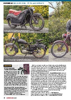 100 Jahre DKW - RT 125 und Derivate