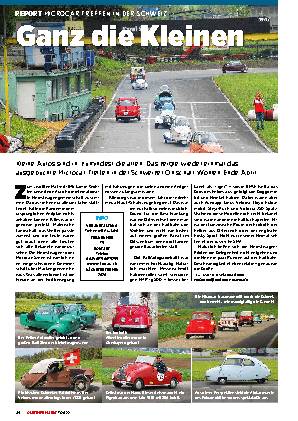 Microcar-Treffen in der Schweiz