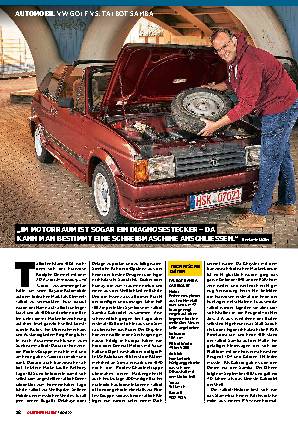 VW Golf vs. Talbot Samba