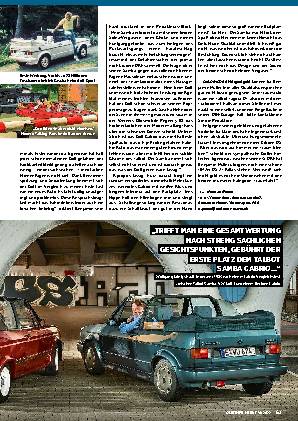VW Golf vs. Talbot Samba