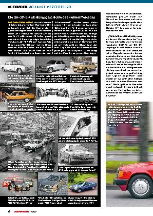 40 Jahre Mercedes 190