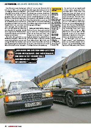 40 Jahre Mercedes 190
