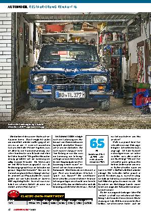 Restaurierung Renault 16