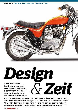 Design: BMW R75/5 vs. Triumph X-75