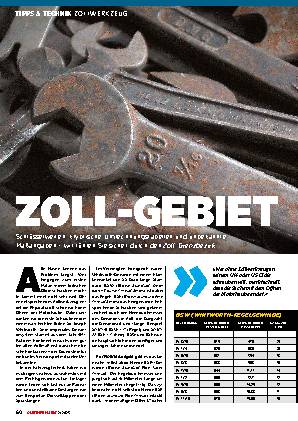 Zollwerkzeug