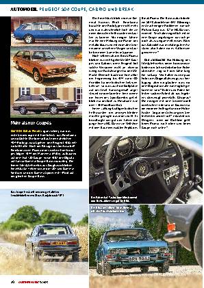 Peugeot 504 Coupé, Cabrio und Break