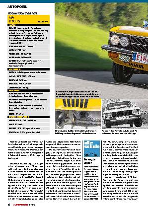 VW K70 und Thomas Ammerschläger