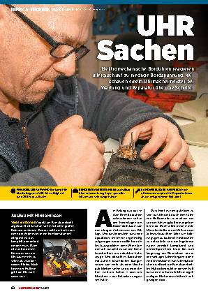 Borduhr reparieren