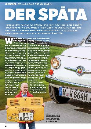 Restaurierung Fiat 595 Abarth