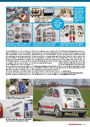 Restaurierung Fiat 595 Abarth