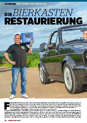 Golf Cabrio Restaurierung