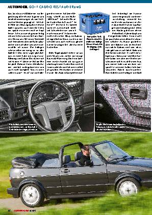 Golf Cabrio Restaurierung