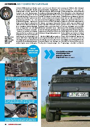 Golf Cabrio Restaurierung