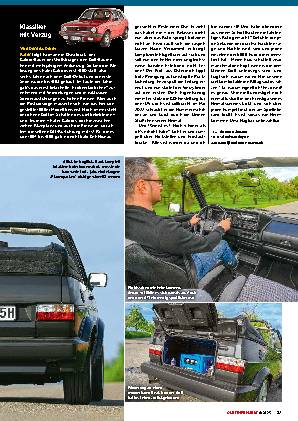 Golf Cabrio Restaurierung