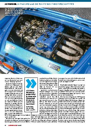 Alpine A110 und die Rallye-Weltmeisterschaft 1973