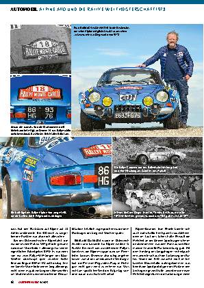 Alpine A110 und die Rallye-Weltmeisterschaft 1973
