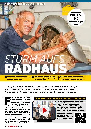 Radlauf-Reparatur
