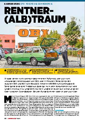 Opel Rekord D & Commodore B