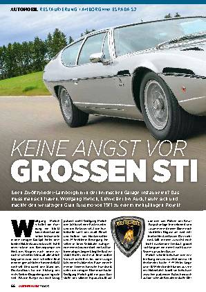 Restaurierung Lamborghini Espada S2