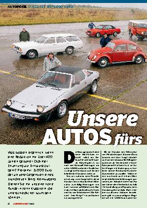 Klassiker bis 15.000 Euro