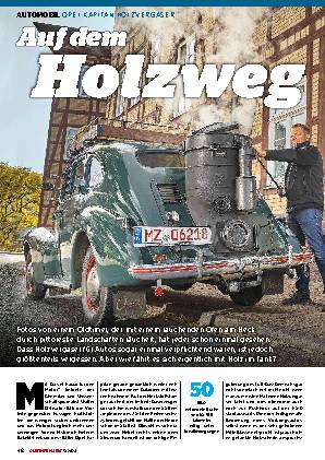 Opel Kapitän Holzvergaser
