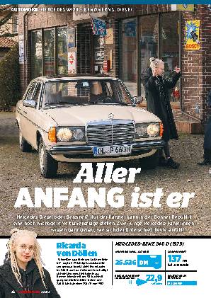 Mercedes W123 - Benziner vs. Diesel