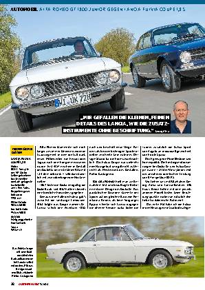 Alfa Romeo GT 1300 gegen Lancia Fulvia Coupé 1,3S