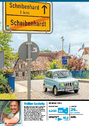 Renault R4 L und VW 1300