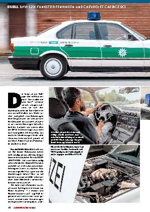 BMW 520I Funkstreifenwagen und Chevrolet Caprice 9C1