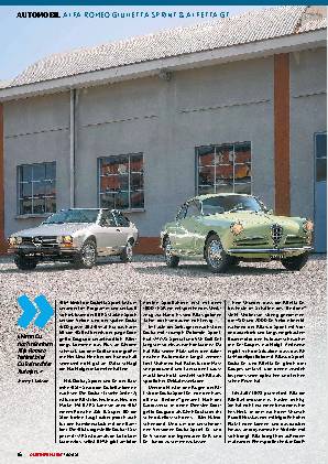 Alfa Romeo Guilietta Sprint & Alfetta GT