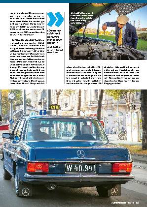 Taxler Josef Strobl und sein Mercedes-Benz