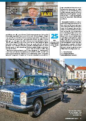 Taxler Josef Strobl und sein Mercedes-Benz