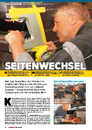 Reparaturblech einsetzen