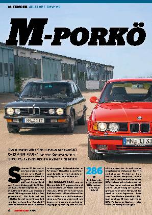 40 Jahre BMW M5