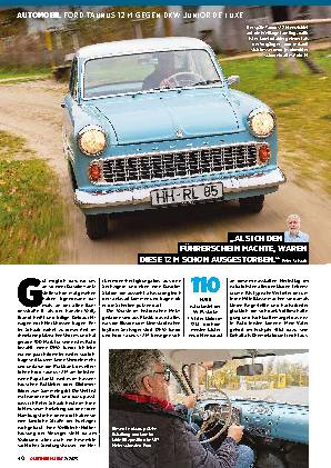 Ford Taunus 12 M gegen DKW Junior De Luxe