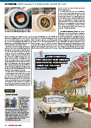 Ford Taunus 12 M gegen DKW Junior De Luxe