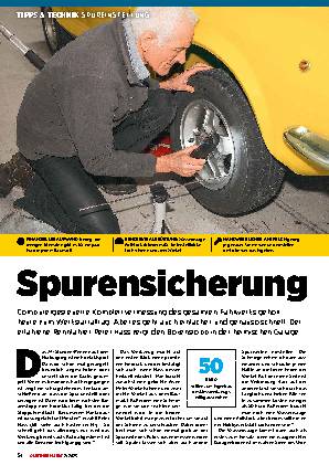 Spureinstellung
