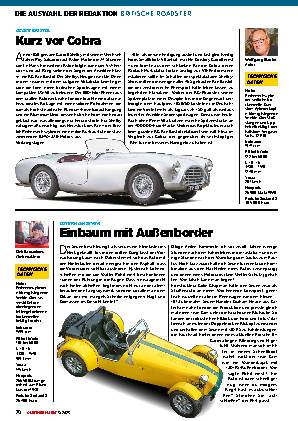 Britische Roadster - Die Auswahl der Redaktion