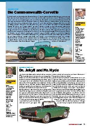 Britische Roadster - Die Auswahl der Redaktion
