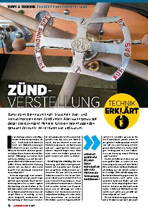 Zündzeitpunktverstellung
