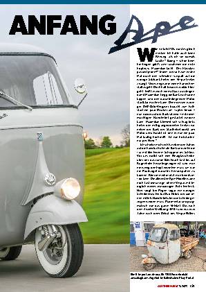 Restaurierung Piaggio Ape 150