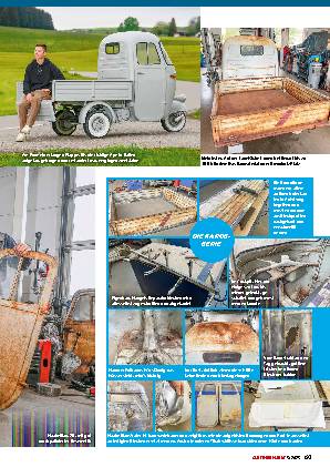 Restaurierung Piaggio Ape 150
