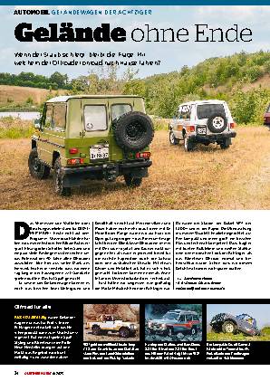 Geländewagen der Achtziger