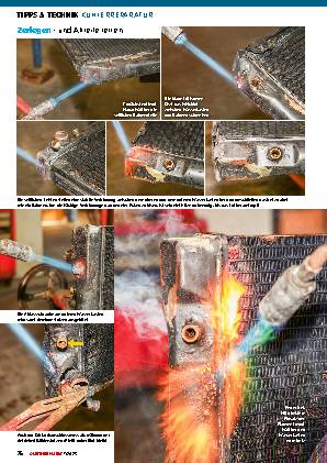 Kühlerreparatur