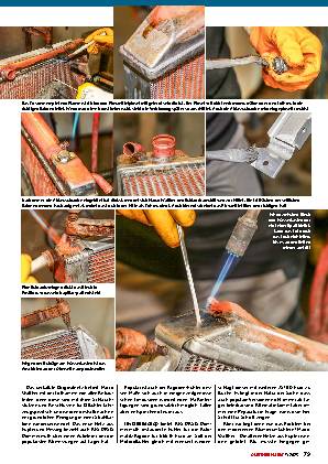 Kühlerreparatur
