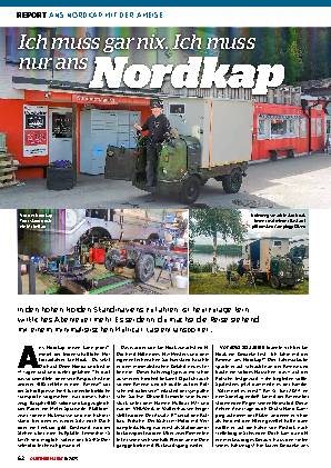 Ans Nordkap mit der Ameise