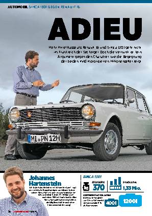 Simca 1301 gegen Renault 16