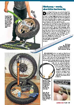 Motorrad - Reifen wechsel